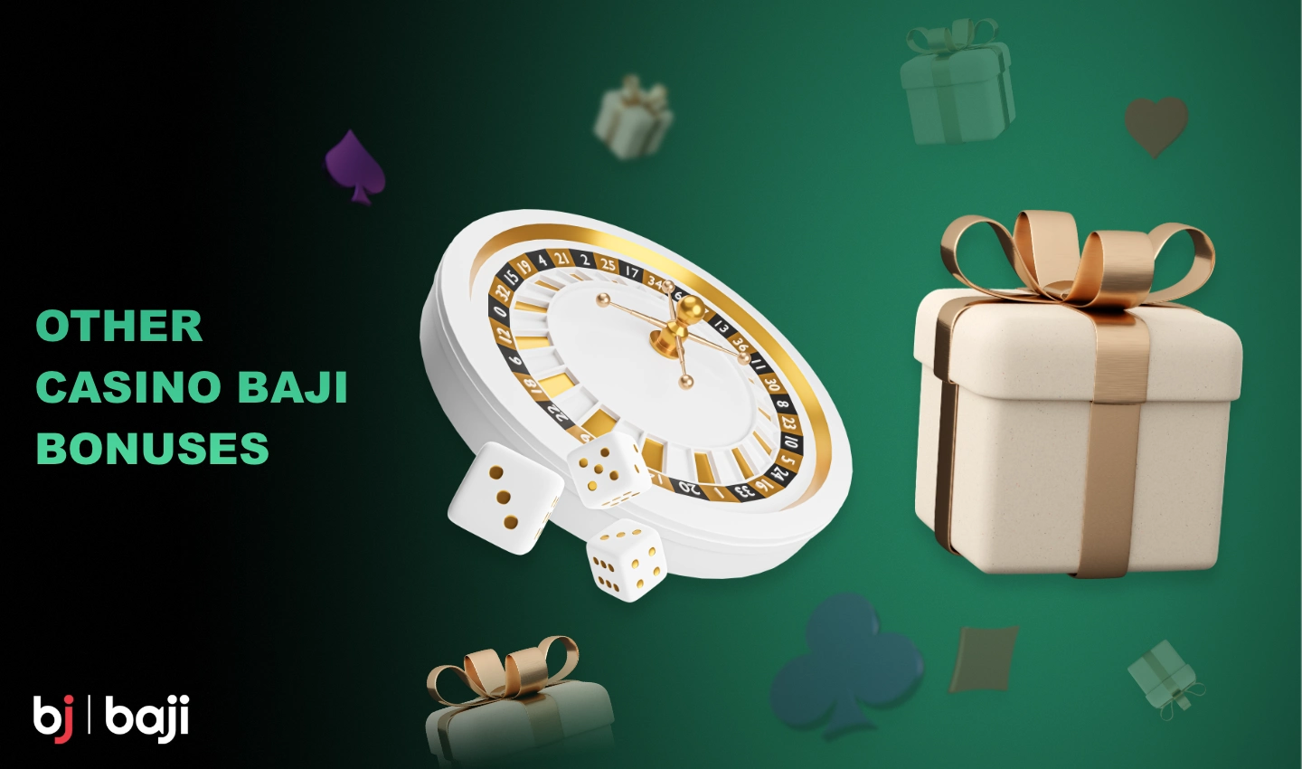 Baji پر مختلف کیسینو بونس دستیاب ہیں۔